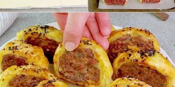 Hackbraten im Blätterteig: einfaches und leckeres Rezept!