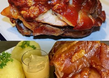 Knusprig gebratene Schweinshaxen