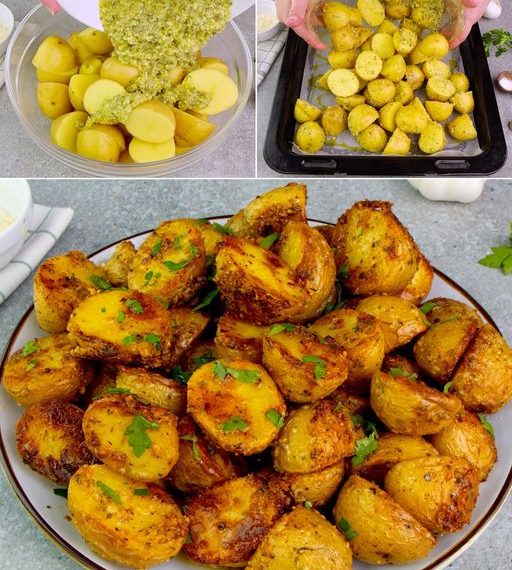 Ofenkartoffeln mit Butter und Parmesan: das Rezept für die leckere Beilage