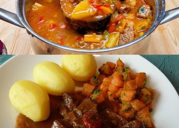 Machen Sie dieses Rezept und überraschen Sie alle: Gulasch nach Oma Magda, ein TOP Rezept!