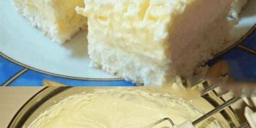 Fantastischer Kokoskuchen mit Vanillepudding