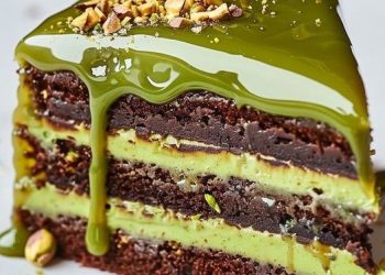 Honig-Pistazien-Baklava-Käsekuchen