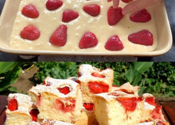 Erdbeer Joghurtkuchen in nur 5 Minuten!