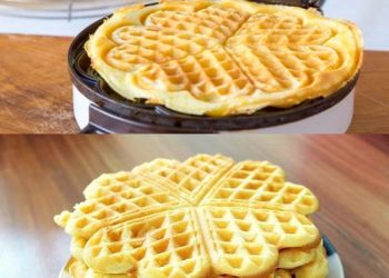Die sind ein muss, Belgische Vanille Joghurt Waffeln in 1 Minute