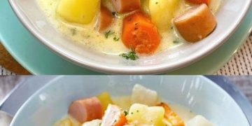 kohlrabieintopf mit cabanossi