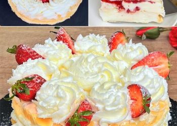 Baisertorte mit Erdbeeren: das Rezept für ein fluffiges und leckeres Dessert