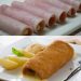 Panierte gefüllte Schinkenröllchen