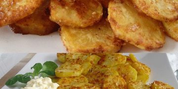 Knusprige Amerikanische Parmesankartoffeln