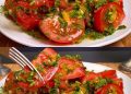 Die köstlichste Tomaten-Vorspeise aller Zeiten! Zaubersalat