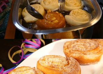 Apfelschnecken mit Zimtzucker wie aus der Bäckerei