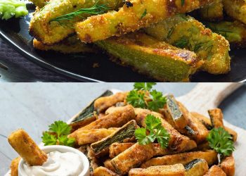 Knusprige Zucchinistangen