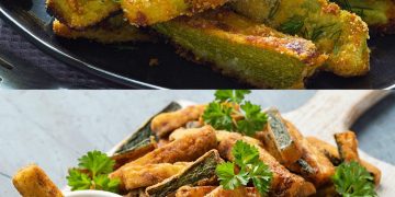 Knusprige Zucchinistangen