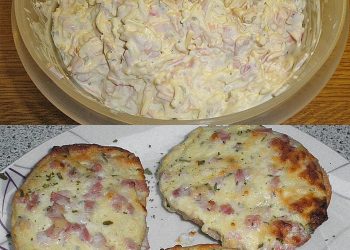 Partybrötchen mit leckere Creme fraiche