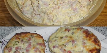 Partybrötchen mit leckere Creme fraiche
