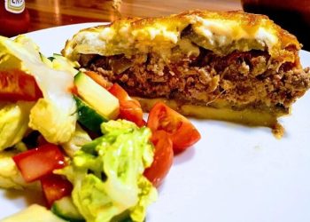 Moussaka, die beste die ich je gegessen habe, ultralecker!