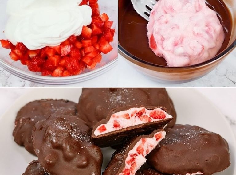 Erdbeeren, Joghurt, Schokolade, PERFEKTER GESCHMACK!