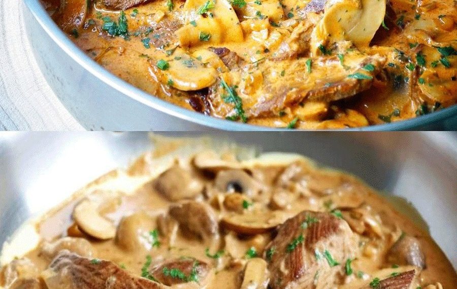 Bœuf Stroganoff mit zartem Rinderfilet