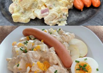 Kartoffelsalat und Würstchen
