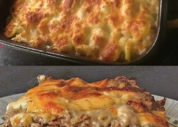 Blumenkohl mit Hackfleisch, überbacken !