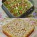 Rhabarberkuchen mit Quarkcreme und Streuseln