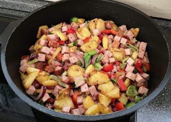 LEBERKÄSE– PFANNE Einfach und lecker!