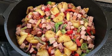LEBERKÄSE– PFANNE Einfach und lecker!