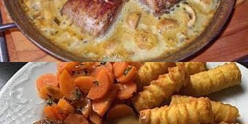 Filetbraten in Frischkäse Senfsauce