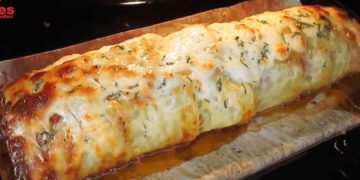 Hackfleisch Käse Rolle