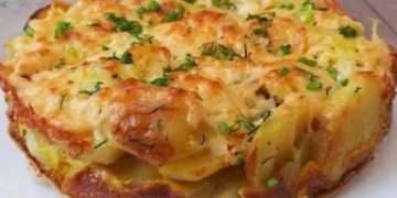 Einzigartiges und anderes Kartoffelomelett