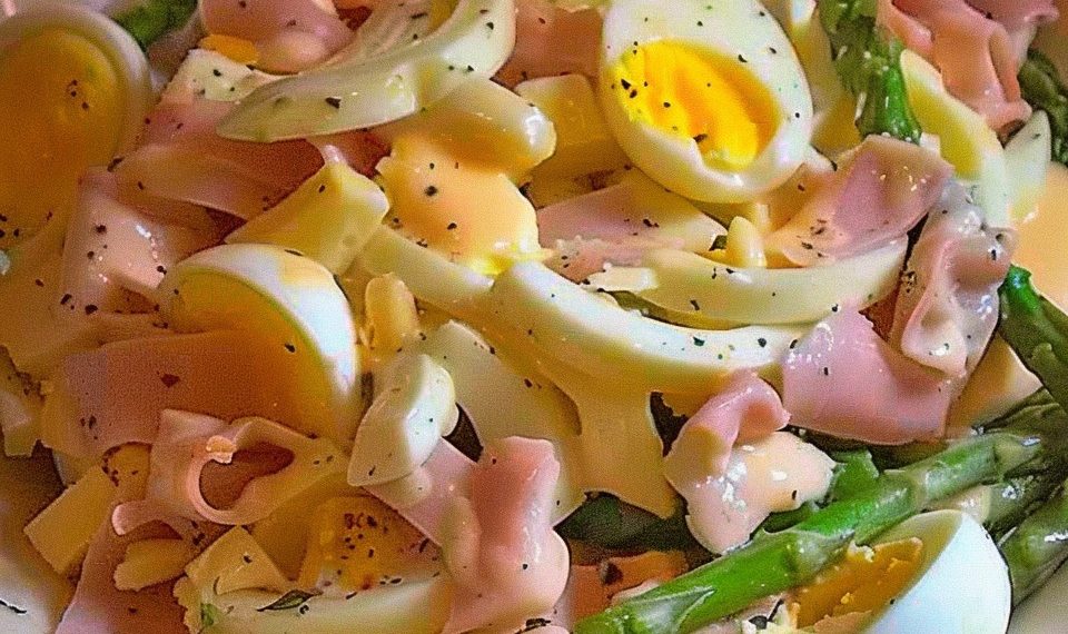 Spargelsalat Mit Schinken Und Ei