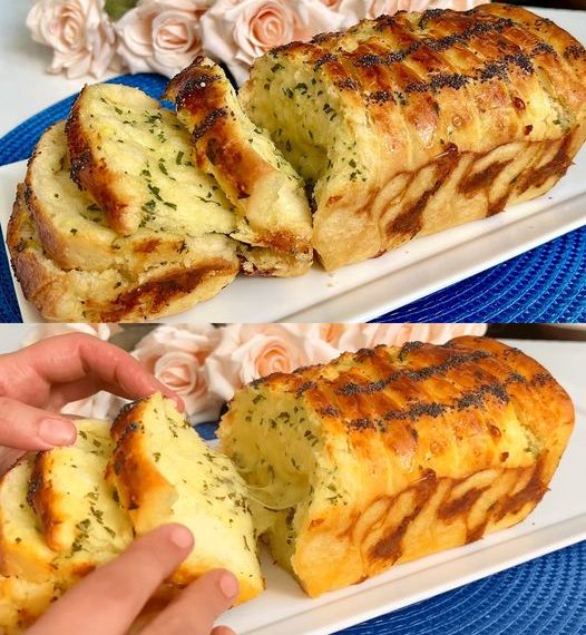 Der ist zum verrückt werden lecker, Knoblauchbrot