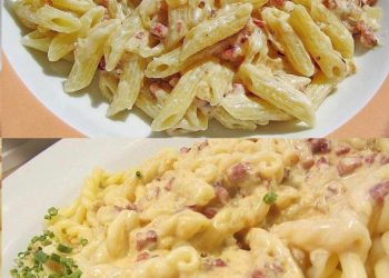 Das wirst Du lieben, Schmand – Schinken Nudeln sowas von lecker!