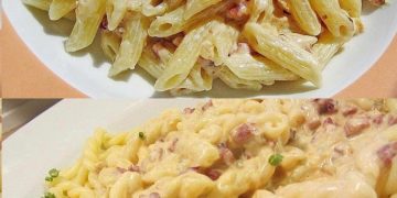 Das wirst Du lieben, Schmand – Schinken Nudeln sowas von lecker!