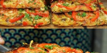 Im Ofen gebackener Kartoffel-Pizza-Auflauf – eine köstliche Variante des Abendessens