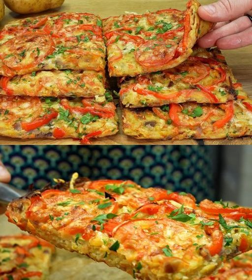 Im Ofen gebackener Kartoffel-Pizza-Auflauf – eine köstliche Variante des Abendessens