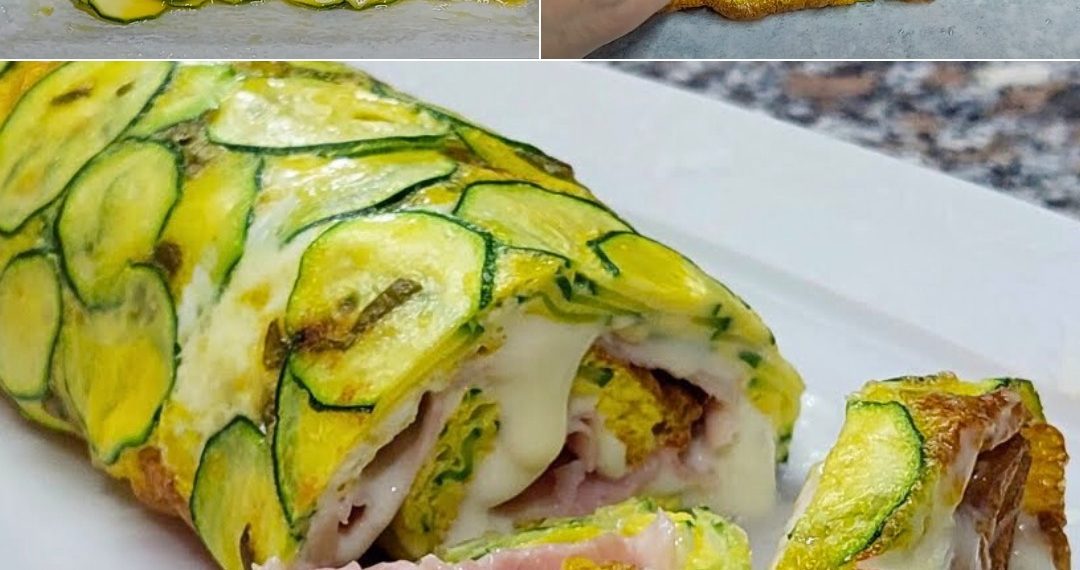 Omelettbrötchen mit Zucchini: das Rezept für das komplette und köstliche Gericht