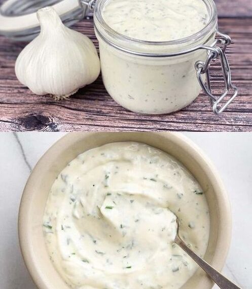 Die passt zu allem, Omas unschlagbare Knoblauchsoße in 3 Minuten