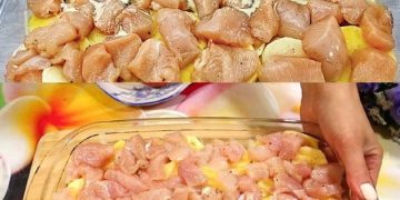 Hähnchen Kartoffel Gratin, Was für ein leckere essen