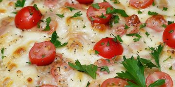 Blumenkohl-Auflauf Mit Käse Und Tomaten