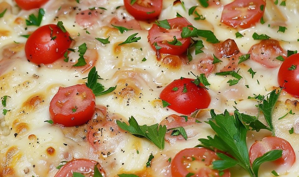 Blumenkohl-Auflauf Mit Käse Und Tomaten