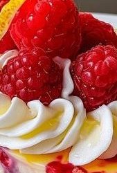 Wenn du Zitronen und ein paar Himbeeren hast, mache dieses köstliche Dessert! Ohne Gelatine, einfach und lecker!