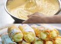 Italienische Cannoncini mit Puddingcreme