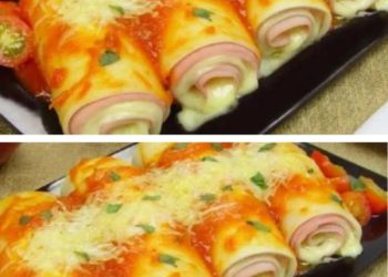 Schinken-Käse-Cannelloni mit Osterteig