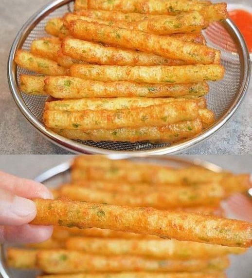 Das essen einfach alle soo lecker, Pommes Frites mit Käse