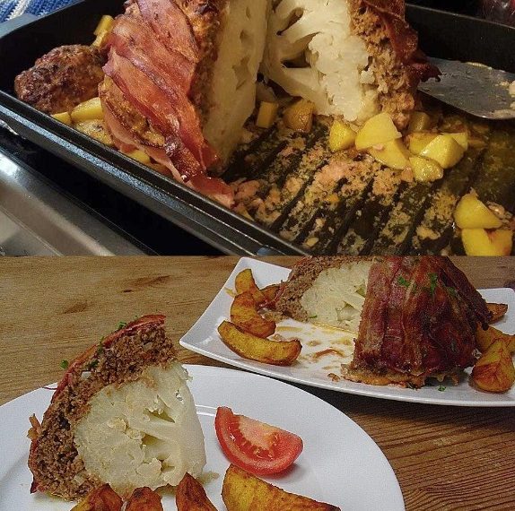 Blumenkohl bombe, Einfach nur lecker