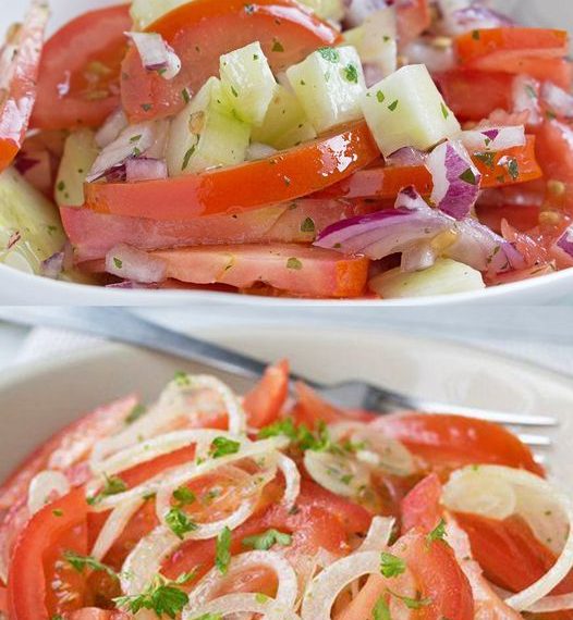 Türkischer Tomatensalat, super würzig !
