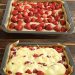 Erdbeer Blechkuchen, Schnell und total lecker
