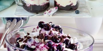 Heidelbeer Mascarpone Dessert, unwiderstehlich lecker!