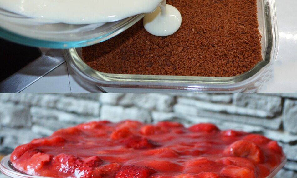 Der ABSOLUTE Sommertraum, Erdbeer-Dessert ohne Backen