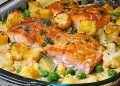 Lachsauflauf Mit Gemüse